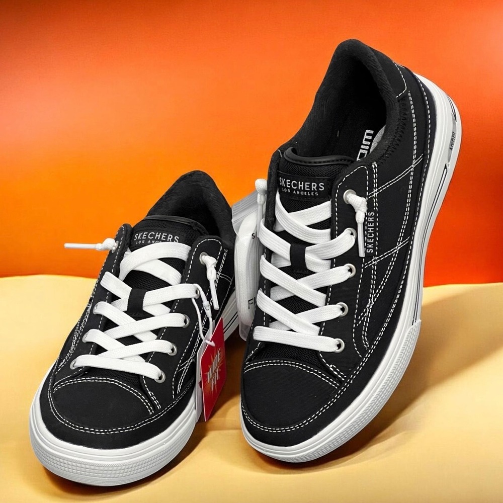 Skechers Women Arch Fit Sz 7 Wide Arcade Arcata Sneakers 177195W New - Picture 8 of 14